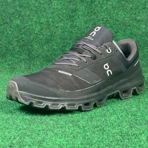 On Cloud Cloudventure Waterproof Trail Shoe Men 11 Running Train Black 32.99253